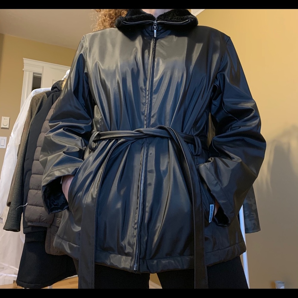 Faux Leather Jacket